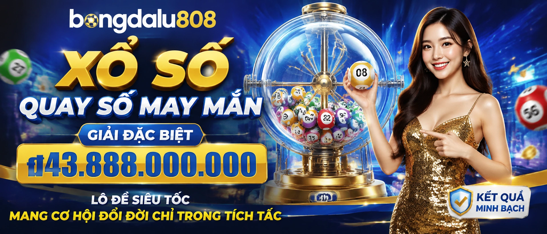 Giao diện Xổ Số Online bongdalu808